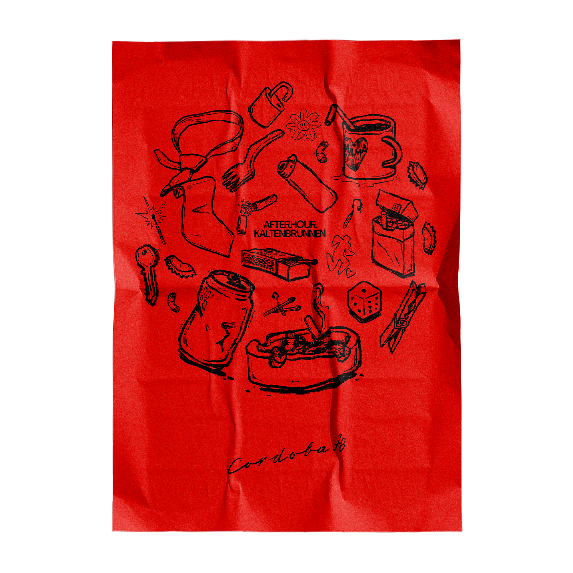 Bundle: Vinyl Album "Afterhour Kaltenbrunnen" + Poster + Meterstab